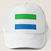 Sierra Leone Flag Trucker Pet (Voorkant)