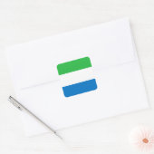 Sierra Leone Flag Vierkante Sticker (Envelop)