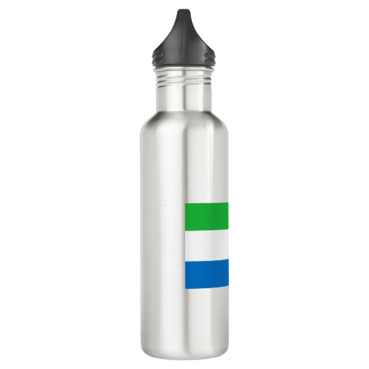 Sierra Leone Flag Waterfles (Links)
