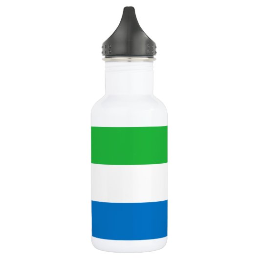 Sierra Leone Flag Waterfles (Links)