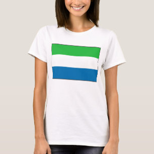 Sierra Leone Flag x Map T-Shirt