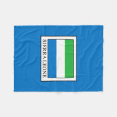 Sierra Leone Fleece Deken (Voorkant (Horizontaal))