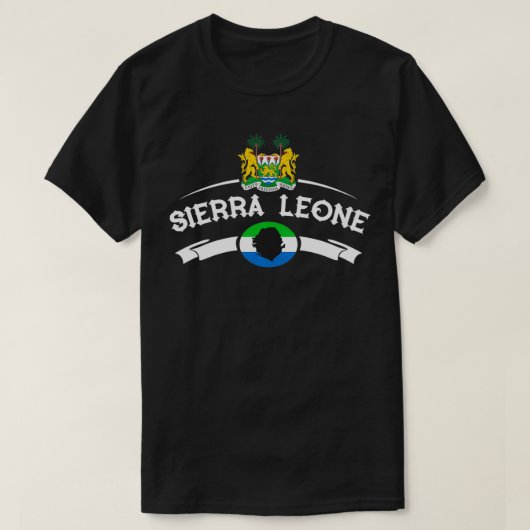 Sierra Leone for Sierra Leone Mannen, Women and K T-shirt (Design voorkant)