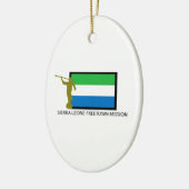 SIERRA LEONE FREETOWN MISSILDS CTR KERAMISCH ORNAMENT (Links)