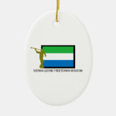 SIERRA LEONE FREETOWN MISSILDS CTR KERAMISCH ORNAMENT (Voorkant)