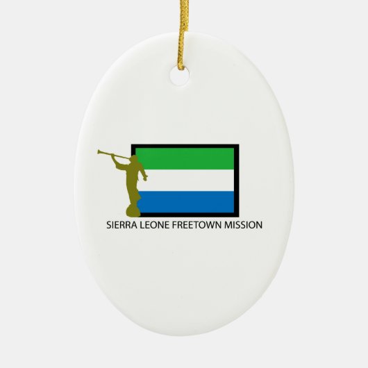 SIERRA LEONE FREETOWN MISSILDS CTR KERAMISCH ORNAMENT (Voorkant)