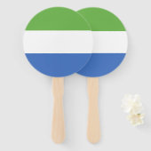 Sierra Leone Handwaaier (Voorkant en achterkant)