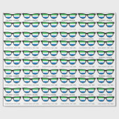 Sierra Leone heeft aangepaste tekst- en kleurcadea Cadeaupapier (Vlak)