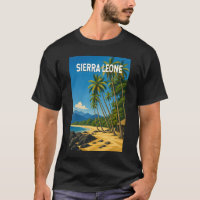 Sierra Leone Illustratie Reis Kunst Vintage