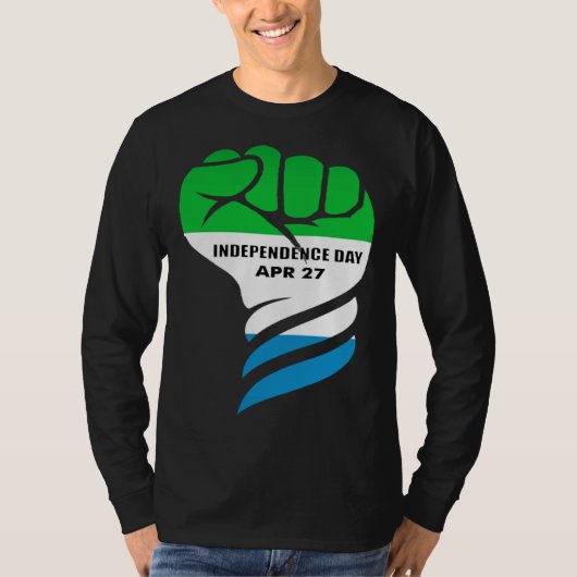 Sierra Leone independence day Black Pride Sweet Sa T-shirt (Voorkant)