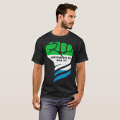 Sierra Leone independence day Black Pride Sweet Sa T-shirt (Voorkant volledig)