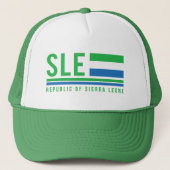 Sierra Leone ISO-code Trucker Pet (Voorkant)