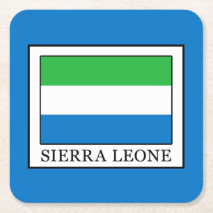 Sierra Leone Kartonnen Onderzetters