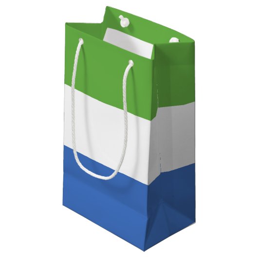 Sierra Leone Klein Cadeauzakje (Voorkant Gekanteld)