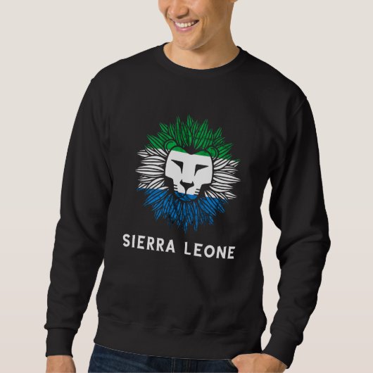 Sierra Leone koning Sierra Leone trots Trui (Voorkant)