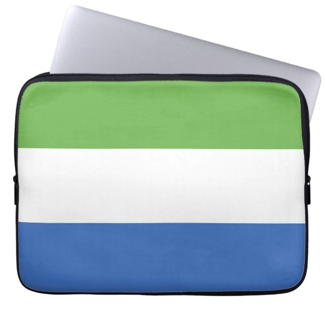 Sierra Leone Laptop Sleeve (Voorkant)