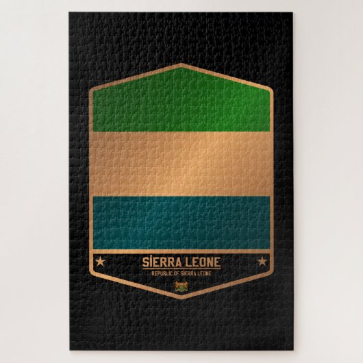 Sierra Leone Legpuzzel (Verticaal)