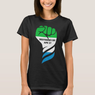 Sierra Leone onafhankelijkheidsdag Black Pride Swe T-shirt