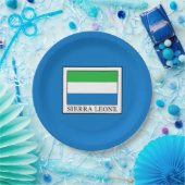Sierra Leone Papieren Bordje (Feest)