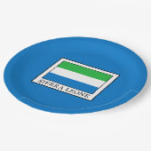 Sierra Leone Papieren Bordje (Gekanteld)