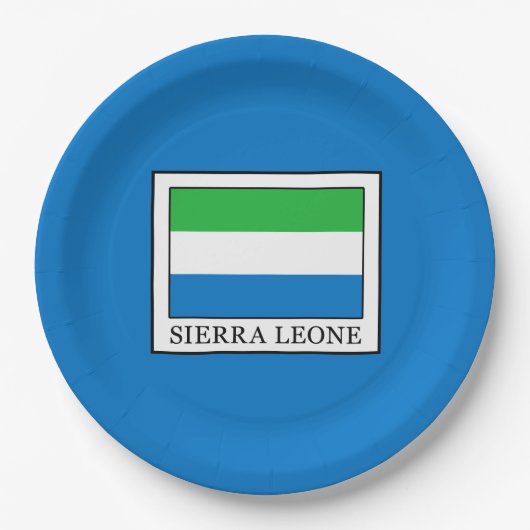 Sierra Leone Papieren Bordje (Voorkant)