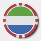 Sierra Leone Poker Chips (Voorkant)