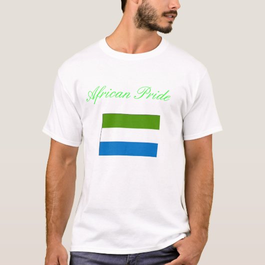 Sierra Leone pride T-shirt (Voorkant)
