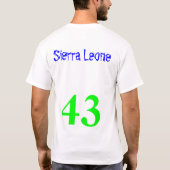 Sierra Leone pride T-shirt (Achterkant)