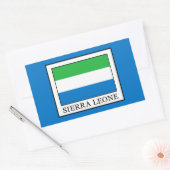 Sierra Leone Rechthoekige Sticker (Envelop)
