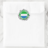 Sierra Leone Round Emblem Ronde Sticker (Tas)