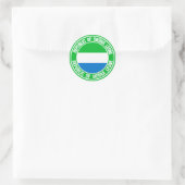 Sierra Leone Round Emblem Ronde Sticker (Tas)