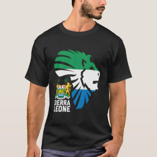 Sierra Leone Seal Lion Africa Diaspora Gift T-shirt