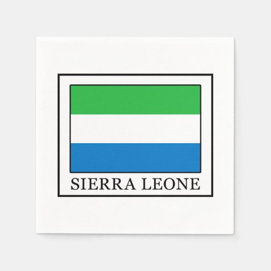 Sierra Leone Servetten (Voorkant)