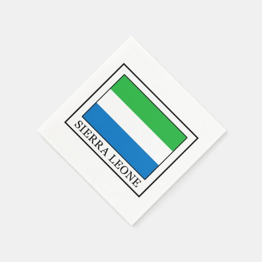 Sierra Leone Servetten (Hoek)