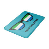 Sierra Leone Shades aangepaste badmatten (Gekanteld)