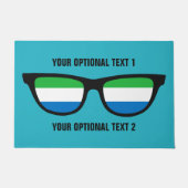 Sierra Leone Shades aangepaste deurmatten (Voorkant)