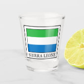 Sierra Leone Shot Glas (Voorkant)