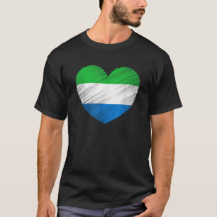  Sierra Leone Sierra Leone Sierra Leone vlag Pride T-shirt