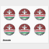 Sierra Leone Sierra-leonisch Schweizer Schweiz Ronde Sticker (Vel)
