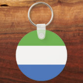 Sierra Leone Sleutelhanger (Voorkant)