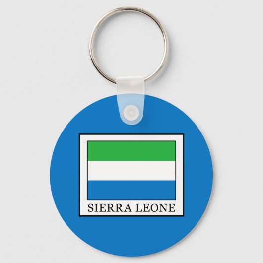 Sierra Leone Sleutelhanger (Voorkant)