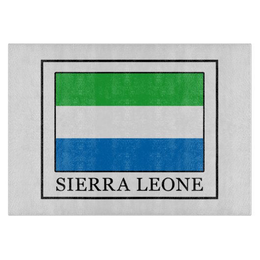 Sierra Leone Snijplank (Voorkant)