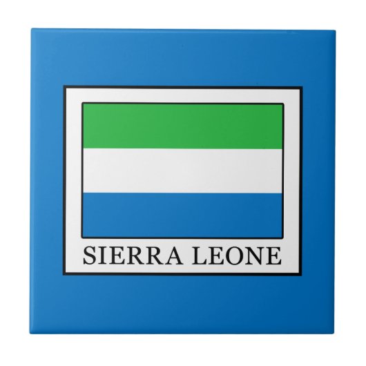 Sierra Leone Tegeltje (Voorkant)