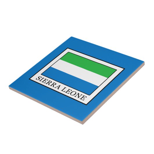 Sierra Leone Tegeltje (Zijkant)