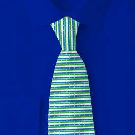 Sierra Leone Vlag Baksteenpatroon Stropdas
