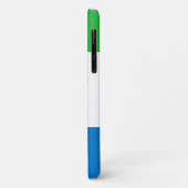 Sierra Leone Vlag & Emblem Case-Mate iPhone Case (Achterkant/links)