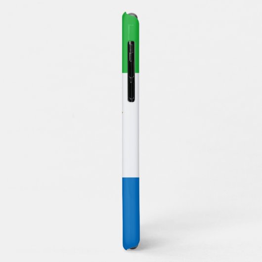 Sierra Leone Vlag & Emblem Case-Mate iPhone Case (Achterkant/links)