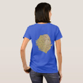 Sierra Leone Vlag en Kaart DK T-Shirt (Achterkant volledig)