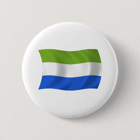 Sierra Leone Vlag Knop Ronde Button 5,7 Cm (Voorkant)