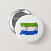 Sierra Leone Vlag Knop Ronde Button 5,7 Cm (Voorkant /achterkant)